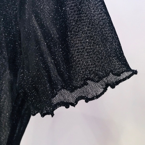 Brandy Melville Mesh Glitter Top - Picture 5 of 5